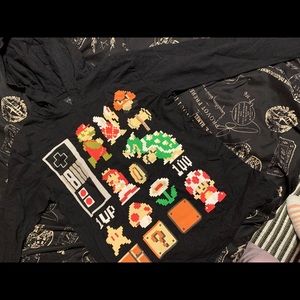 Super Mario long sleeve shirt with Hood